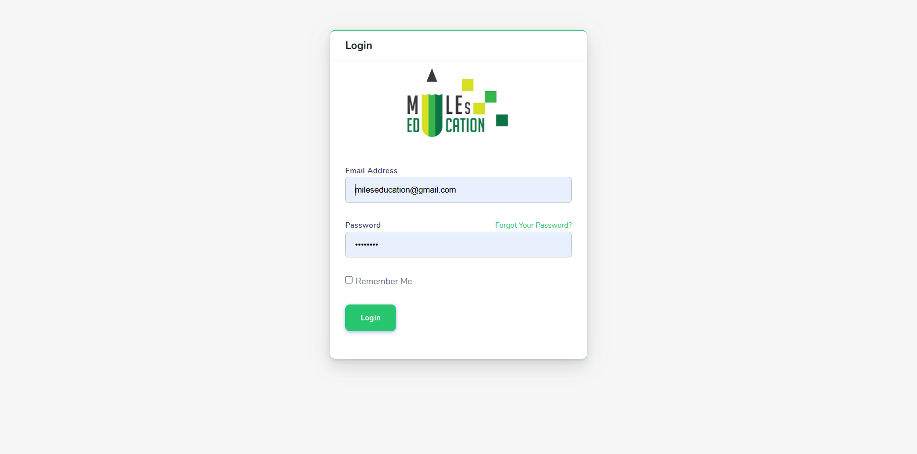 Miles Education